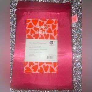 Sweet Bliss Bubble Gum Pink Satin Pillowcases